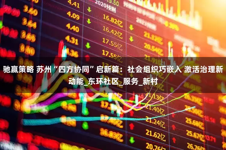 驰赢策略 苏州“四方协同”启新篇：社会组织巧嵌入 激活治理新动能_东环社区_服务_新村