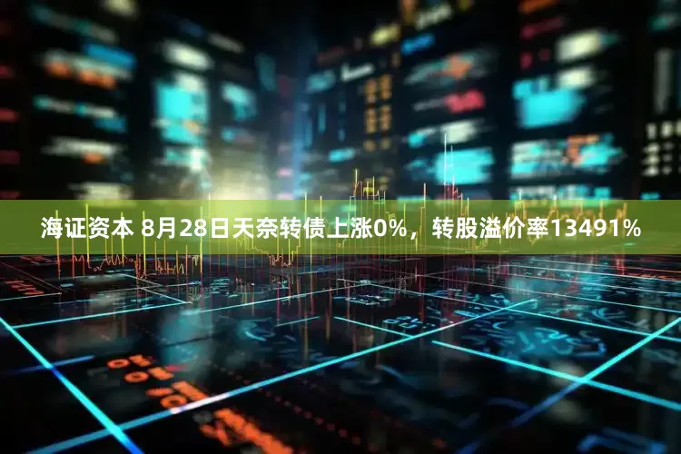 海证资本 8月28日天奈转债上涨0%，转股溢价率13491%