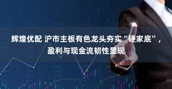 辉煌优配 沪市主板有色龙头夯实“硬家底”，盈利与现金流韧性显现